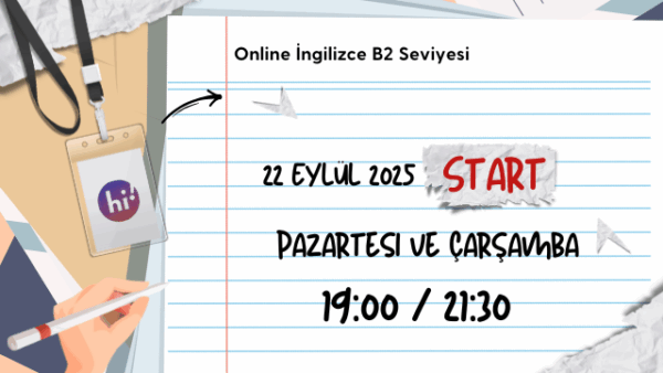 Online İngilizce B2 Seviyesi